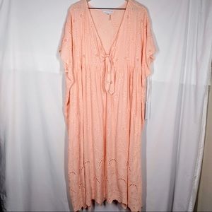 NWT Young Fabulous & Broke maxi swim coverup dress